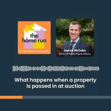 What happens when a property is passed in at auction with Michael Nasser and Jarrod McCabe