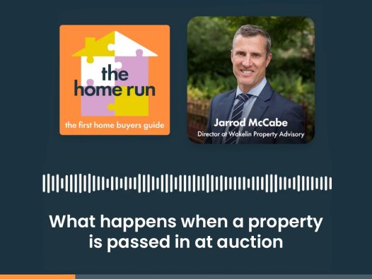 What happens when a property is passed in at auction with Michael Nasser and Jarrod McCabe